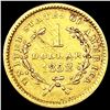 Image 2 : 1852 Rare Gold Dollar UNCIRCULATED
