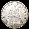 Image 1 : 1860 Seated Liberty Quarter CLOSELY UNCIRCULATED