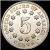 Image 2 : 1867 Shield Nickel UNCIRCULATED