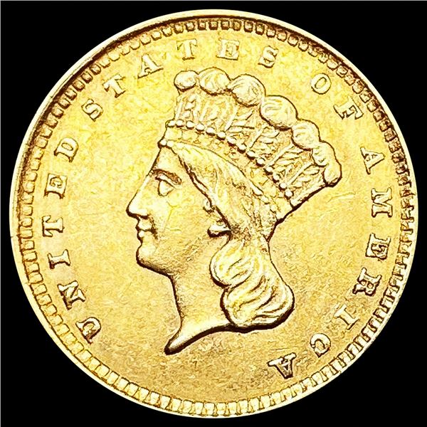 1857 Rare Gold Dollar UNCIRCULATED