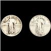 Image 1 : (2) Standing Liberty Quarters (1917, 1925) NICELY