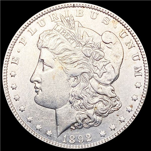 1892 Morgan Silver Dollar CLOSELY UNCIRCULATED