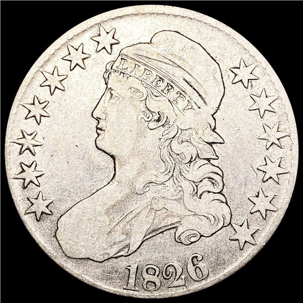1826 Capped Bust Half Dollar NICELY CIRCULATED