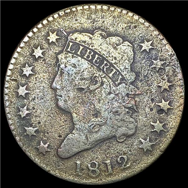 1812 Large Cent NICELY CIRCULATED