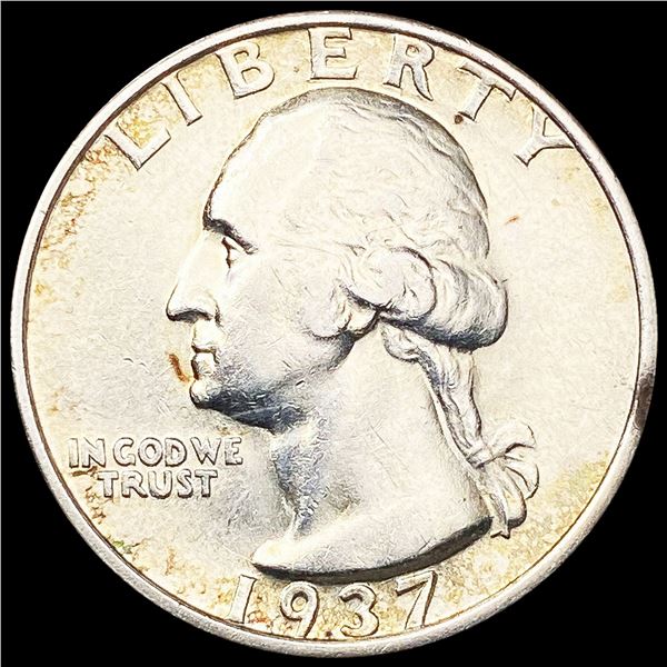 1937-S Washington Silver Quarter UNCIRCULATED