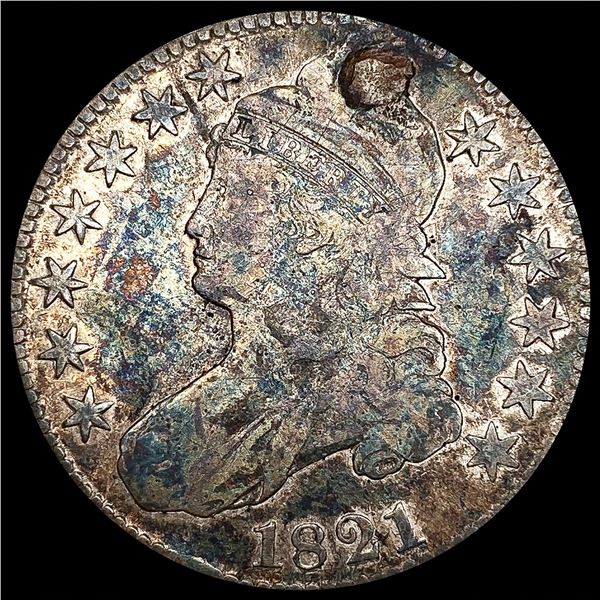 1821 Capped Bust Half Dollar NICELY CIRCULATED