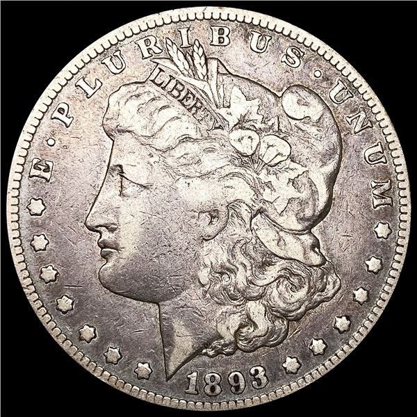 1893-CC Morgan Silver Dollar NICELY CIRCULATED