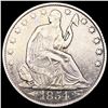 Image 1 : 1854-O Arws Seated Liberty Half Dollar CLOSELY UNC