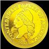 Image 1 : 1861 GEORGIA 24K 1/4OZ GOLD HALF DOLLAR GEM PROOF