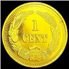 Image 2 : 1861 GEORGIA 24K 1/4OZ GOLD HALF DOLLAR GEM PROOF