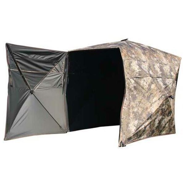 MUDDY GROUND BLIND THE GARAGE 64.5"W X 88"L X 67"T CAMO