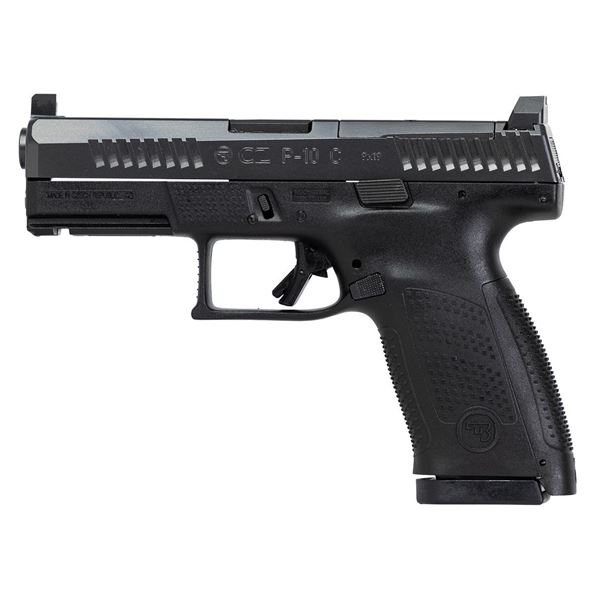CZ P-10 C OR COMPACT 9MM 4" TRITIUM NS BLK 3 15RD