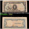 Image 1 : 1943 Philippines Under Japanese Occupation (JIM) 1 Pesos Note P: 109A Grades vf+