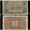 Image 1 : 1920 Weimar Germany 10 mark Note P: 67A Grades vf+