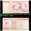 Image 1 : 2008 Zimbabwe 10 Million Dollar Notes P: 55A Grades xf+