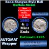 Image 1 : Buffalo Nickel Shotgun Roll in Old Bank Style 'Abbott Coin Counter Automat Horn & Hardart' Wrapper 1
