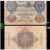 Image 1 : 1907 Imperial Germany 20 mark Note P: 28 Grades Choice AU/BU Slider