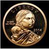 Image 2 : Proof Group of 5 proof Sacagawea Dollars $1 2000-2004 Grades GEM++ Proof Deep Cameo