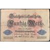 Image 2 : 1914 Imperial Germany 50 Mark Note P: 49B Grades f+