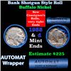 Image 1 : Buffalo Nickel Shotgun Roll in Old Bank Style 'Abbott Coin Counter Automat Horn & Hardart' Wrapper 1