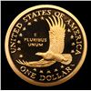 Image 3 : Proof Set of 5 2000-2004-S Sacagawea $1 Gold Coin Grades GEM++ Proof Deep Cameo