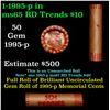 Image 1 : Shotgun Lincoln 1c roll, 1995-p 50 pcs Brandt Wrapper.