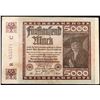 Image 2 : 1922 Weimar Germany 5,000 Mark Note P: 81B Grades Choice AU/BU Slider