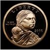 Image 2 : Proof Group of 5 proof Sacagawea Dollars $1 2000-2004 Grades GEM++ Proof Deep Cameo