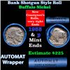 Image 1 : Buffalo Nickel Shotgun Roll in Old Bank Style 'Abbott Coin Counter Automat Horn & Hardart' Wrapper 1