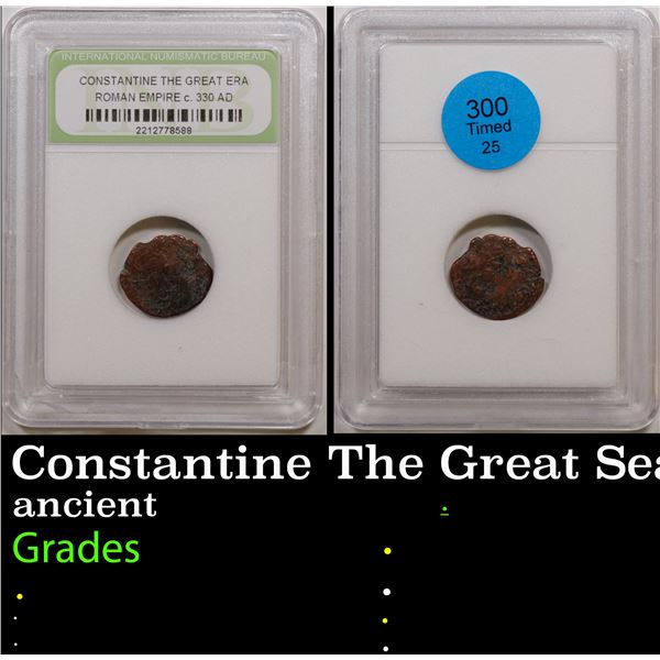 Constantine The Great Sea Roman Empire c. 330 AD Graded By INB