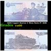 Image 1 : 1998 Upper Korea 5 Won Note P: 40B Grades Gem+ CU