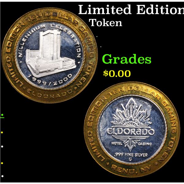 Limited Edition .999 Silver $10 Las Vegas Gaming Token Eldorado