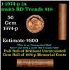Image 1 : Shotgun Lincoln 1c roll, 1974-p 50 pcs Brandt Wrapper.