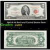 Image 1 : 1963A $2 Red seal United States Note Grades Choice CU