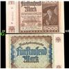 Image 1 : 1922 Weimar Germany 5,000 Mark Note P: 81B Grades Choice AU/BU Slider