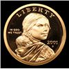 Image 2 : Proof Set of 5 2000-2004-S Sacagawea $1 Gold Coin Grades GEM++ Proof Deep Cameo
