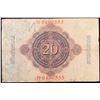 Image 3 : 1914 Imperial Germany 20 mark Note P: 46B Grades vf+