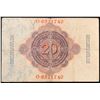 Image 3 : 1914 Imperial Germany 20 mark Note P: 46B Grades vf++