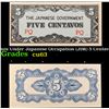 Image 1 : 1942 Philippines Under Japanese Occupation (JIM) 5 Centavos Note P: 103A Grades Select CU