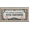 Image 2 : 1942 Philippines Under Japanese Occupation (JIM) 5 Centavos Note P: 103A Grades Select CU