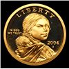 Image 2 : Proof Set of 5 2000-2004-S Sacagawea $1 Gold Coin Grades GEM++ Proof Deep Cameo