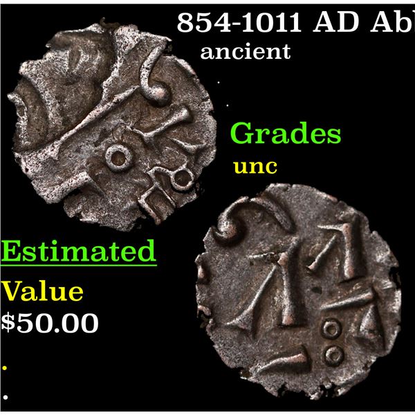 854-1011 AD Abbasid Caliphate (Pakistan) Coin Grades Brilliant Uncirculated