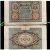 Image 1 : 1920 Weimar Germany 100 mark Note P: 69A Grades vf+
