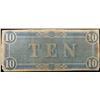 Image 3 : 1864 $10 Confederate Note, T68 Grades vf++