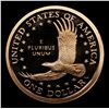 Image 3 : Proof Group of 5 proof Sacagawea Dollars $1 2000-2004 Grades GEM++ Proof Deep Cameo