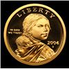 Image 2 : Proof Set of 5 2000-2004-S Sacagawea $1 Gold Coin Grades GEM++ Proof Deep Cameo
