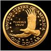 Image 3 : Proof Set of 5 2000-2004-S Sacagawea $1 Gold Coin Grades GEM++ Proof Deep Cameo