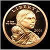 Image 4 : Proof Set of 5 2000-2004-S Sacagawea $1 Gold Coin Grades GEM++ Proof Deep Cameo