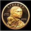 Image 6 : Proof Set of 5 2000-2004-S Sacagawea $1 Gold Coin Grades GEM++ Proof Deep Cameo