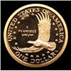 Image 9 : Proof Set of 5 2000-2004-S Sacagawea $1 Gold Coin Grades GEM++ Proof Deep Cameo